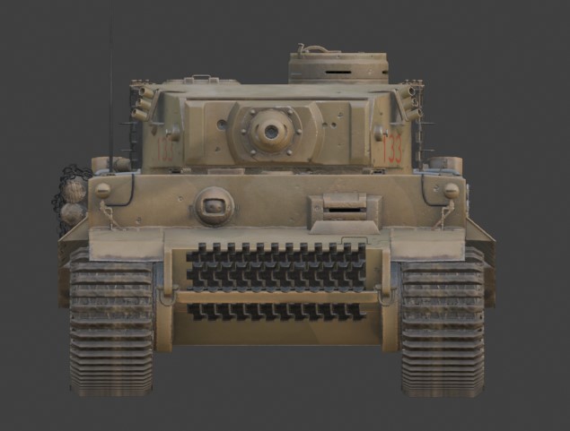 Tiger I frontale